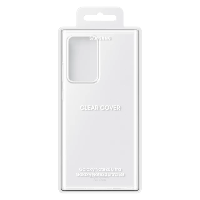 Чехол Samsung Clear Cover для Samsung Galaxy Note 20 Ultra N985 Transparent (EF-QN985TTEGRU)