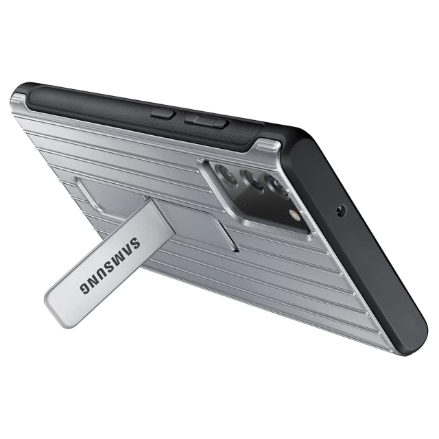 Чохол Samsung Protective Standing Cover для Samsung Galaxy Note 20 N980 Silver (EF-RN980CSEGRU)