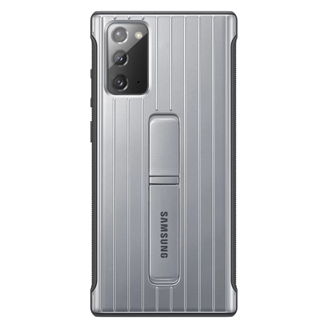 Чехол Samsung Protective Standing Cover для Samsung Galaxy Note 20 N980 Silver (EF-RN980CSEGRU)