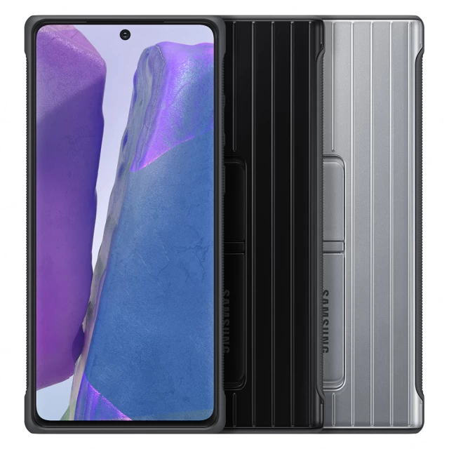 Чехол Samsung Protective Standing Cover для Samsung Galaxy Note 20 N980 Silver (EF-RN980CSEGRU)