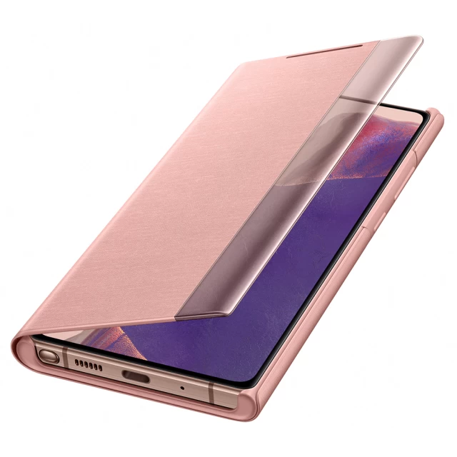 Чохол Samsung Clear View Cover для Samsung Galaxy Note 20 N980 Copper Brown (EF-ZN980CAEGRU)