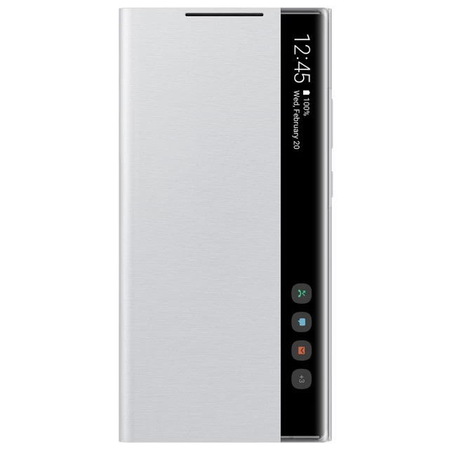 Чехол Samsung Clear View Cover для Samsung Galaxy Note 20 Ultra N985 White Silver (EF-ZN985CSEGRU)