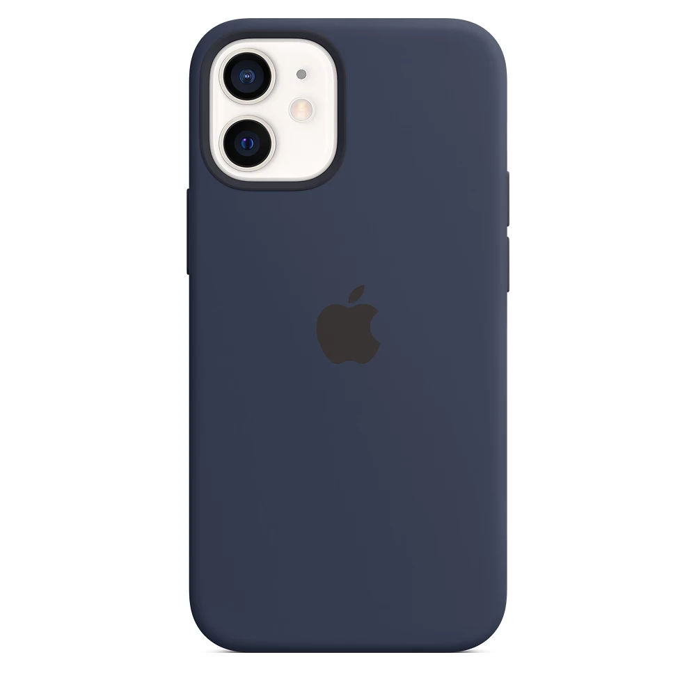 Чехол Apple Silicone Case для iPhone 12 mini with MagSafe Deep Navy Original  (MHKU3ZE/A) - купить по цене 2949 ₴ в Киеве / Украине. Оригинальный товар с  гарантией качества.