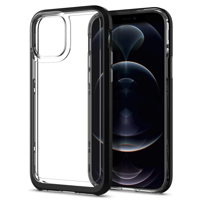 Чохол Spigen для iPhone 12 | 12 Pro Neo Hybrid Crystal Black (ACS01706)