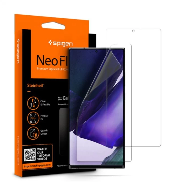 Передня захисна плівка Spigen для Samsung Galaxy Note 20 Neo Flex HD (2 Pack) (AFL01364)
