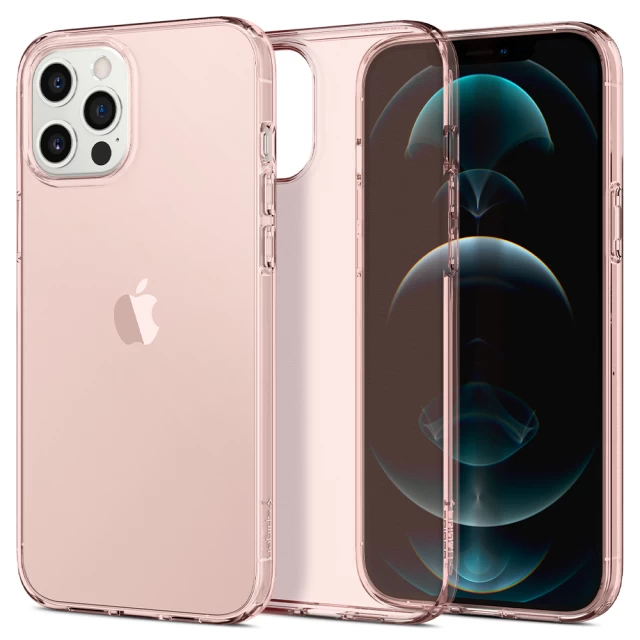 Чехол Spigen для iPhone 12 Pro Max Crystal Flex Rose Crystal (ACS01474)