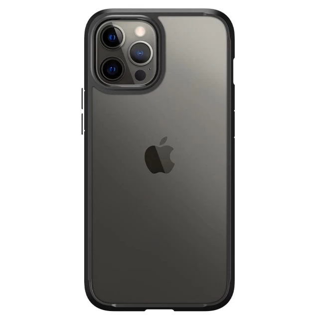 Чохол Spigen для iPhone 12 Pro Max Crystal Hybrid Matte Black (ACS01477)