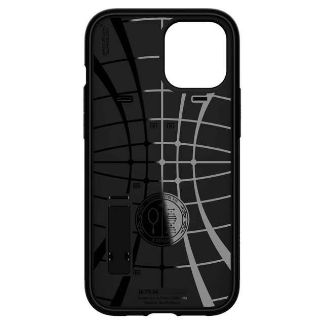 Чехол Spigen для iPhone 12 Pro Max Slim Armor Black (ACS01479)