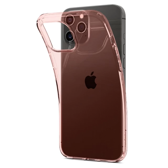 Чехол Spigen для iPhone 12 | 12 Pro Crystal Flex Rose Crystal (ACS01518)