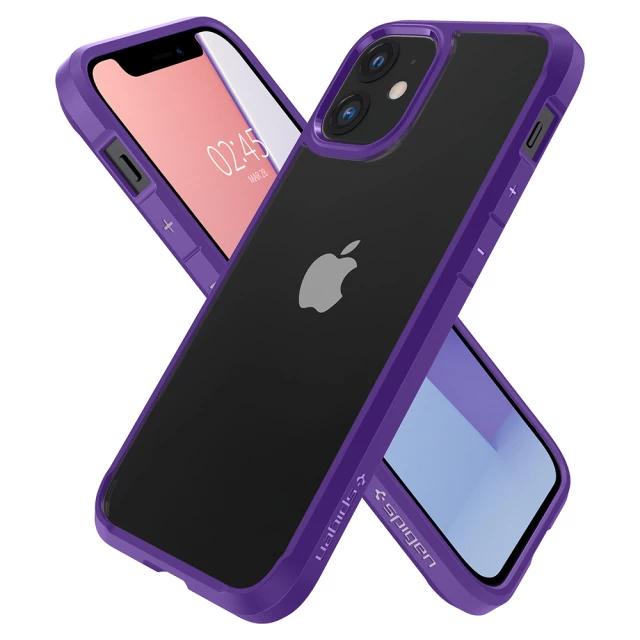Чохол Spigen для iPhone 12 mini Crystal Hybrid Hydrangea Purple (ACS01544)