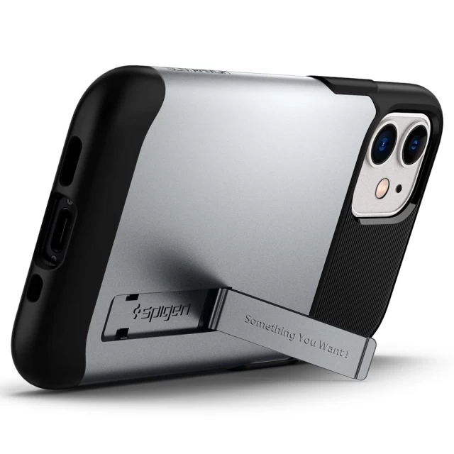 Чохол Spigen для iPhone 12 mini Slim Armor Satin Silver (ACS01548)