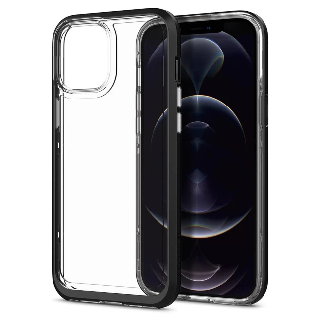 Чехол Spigen для iPhone 12 Pro Max Neo Hybrid Crystal Black (ACS01622)