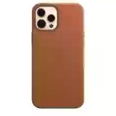 Чохол Apple Leather Case для iPhone 12 Pro Max Saddle Brown Original (MHKL3ZM/A)