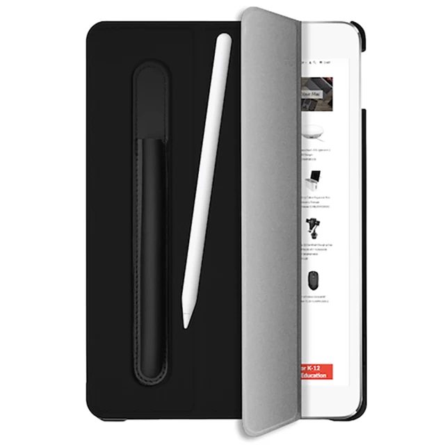Чохол Macally Protective Case and Stand для iPad 9 | 8 | 7 10.2 2021 | 2020 | 2019 Black (BSTANDPEN7-B)