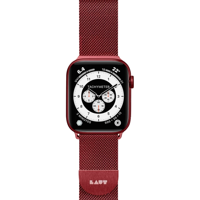 Ремінець LAUT STEEL LOOP для Apple Watch 49 | 45 | 44 | 42 mm Red (L_AWL_ST_R)
