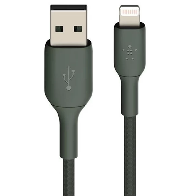 Кабель Belkin USB-A - Lightning PVC Midnight Green 1m (CAA001BT1MMG)