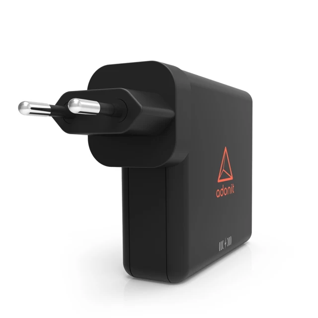 Сетевое беспроводное зарядное устройство Adonit Wireless TravelCube 24W Black (3124-17-07-A)