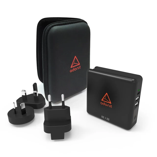 Сетевое беспроводное зарядное устройство Adonit Wireless TravelCube 24W Black (3124-17-07-A)