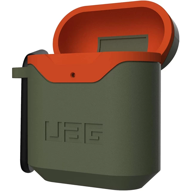 Чeхол UAG для AirPods Standard Issue Hard 001 Olive/Orange (10242F117297)