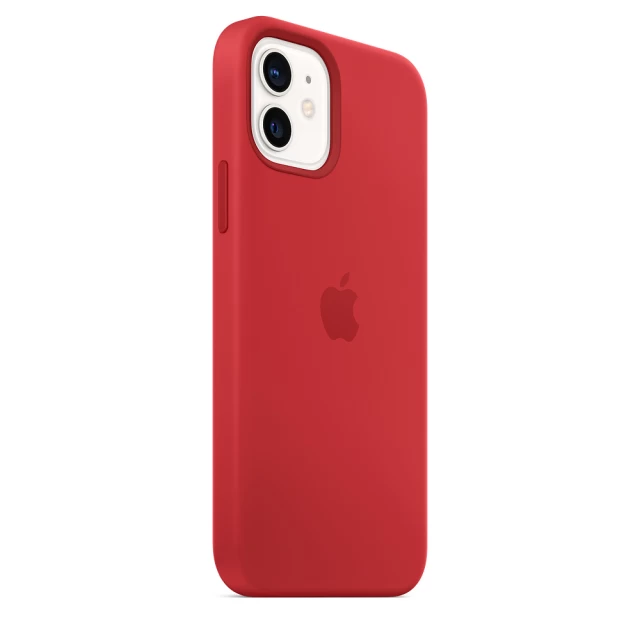 Чохол Silicone Case для iPhone 12 | 12 Pro (PRODUCT)RED with MagSafe OEM