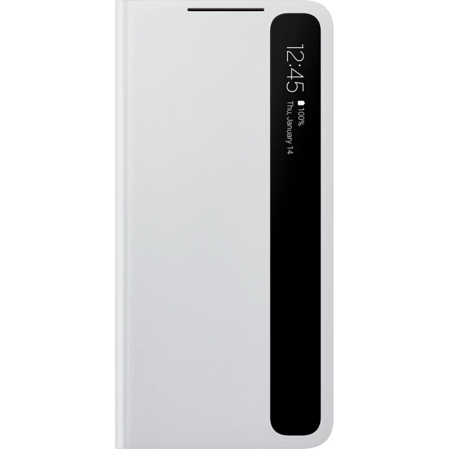 Чохол Samsung Smart Clear View Cover для Samsung Galaxy S21 Plus Light Gray (EF-ZG996CJEGRU)