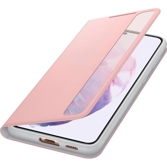 Чохол Samsung Smart Clear View Cover для Samsung Galaxy S21 Plus Pink (EF-ZG996CPEGRU)