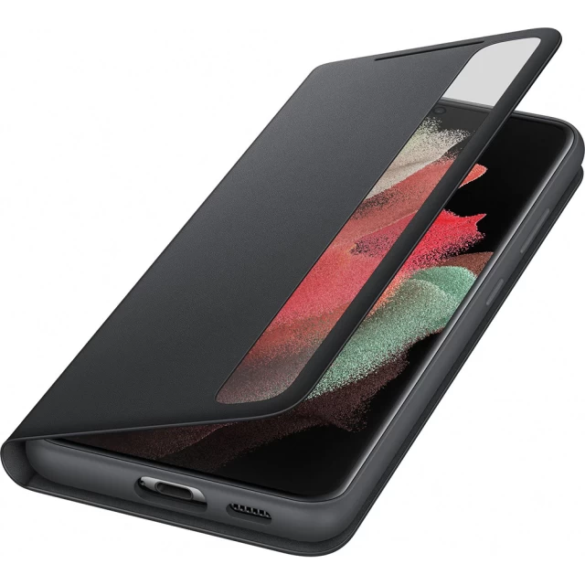 Чохол Samsung Smart Clear View Cover для Samsung Galaxy S21 Ultra Black (EF-ZG998CBEGRU)