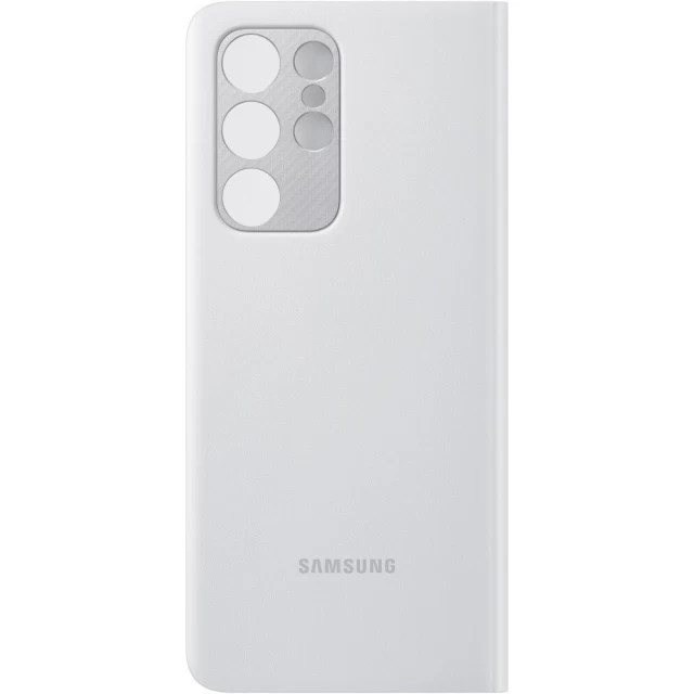 Чохол Samsung Smart Clear View Cover для Samsung Galaxy S21 Ultra Light Gray (EF-ZG998CJEGRU)