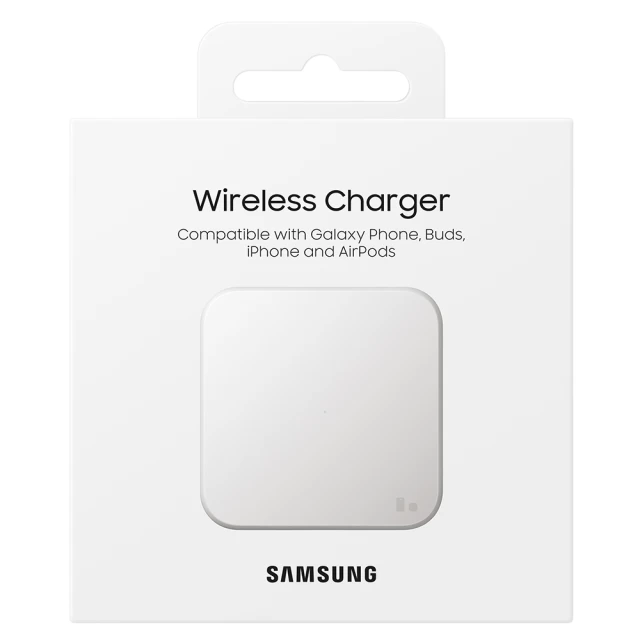Бездротовий зарядний пристрій Samsung Pad 9W White without TA (EP-P1300BWRGRU)