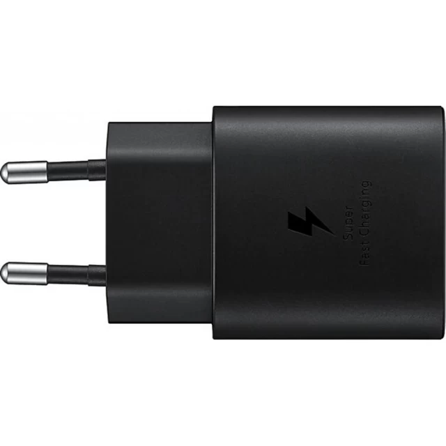 Мережевий зарядний пристрій Samsung FC 25W USB-C Black (EP-TA800NBEGRU)