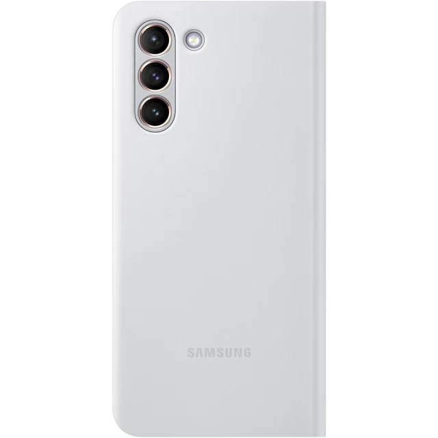 Чохол Samsung Smart LED View Cover для Samsung Galaxy S21 Light Gray (EF-NG991PJEGRU)