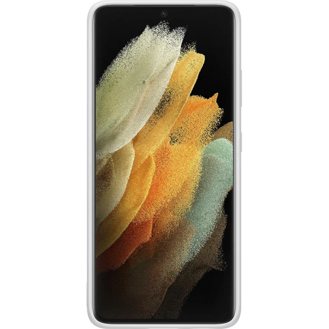 Чехол Samsung Silicone Cover для Samsung Galaxy S21 Ultra Light Gray (EF-PG998TJEGRU)