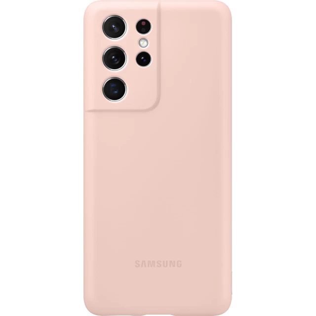 Чехол Samsung Silicone Cover для Samsung Galaxy S21 Ultra Pink (EF-PG998TPEGRU)
