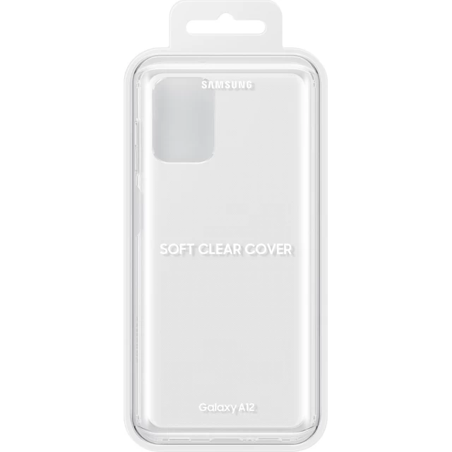 Чохол Samsung Soft Clear Cover для Samsung Galaxy A12 Transparent (EF-QA125TTEGRU)