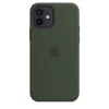Чохол Silicone Case для iPhone 12 | 12 Pro Cyprus Green with MagSafe OEM