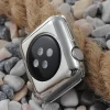 Силиконовый чехол COTEetCI TPU для Apple Watch 38 mm Silver (CS7040-TS)