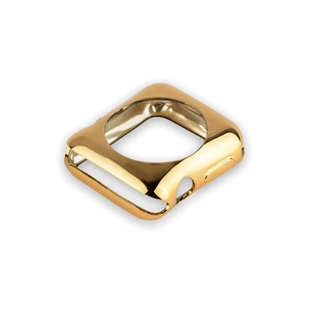 Силиконовый чехол COTEetCI TPU для Apple Watch 42 mm Gold (CS7041-CE)