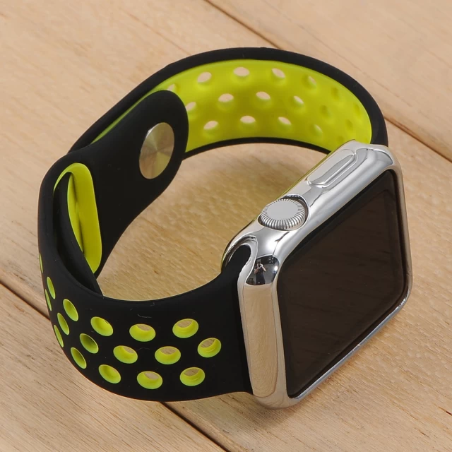 Силиконовый чехол COTEetCI TPU для Apple Watch 42 mm Silver (CS7041-TS)