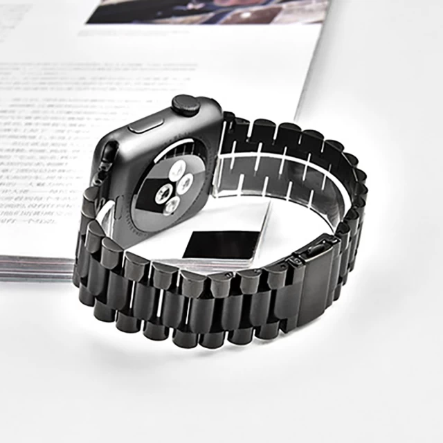 Ремінець COTEetCI W26 Steel Band для Apple Watch 41 | 40 | 38 mm Black (WH5239-BK)