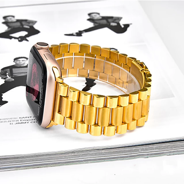 Ремінець COTEetCI W26 Steel Band для Apple Watch 41 | 40 | 38 mm Gold (WH5239-GD)