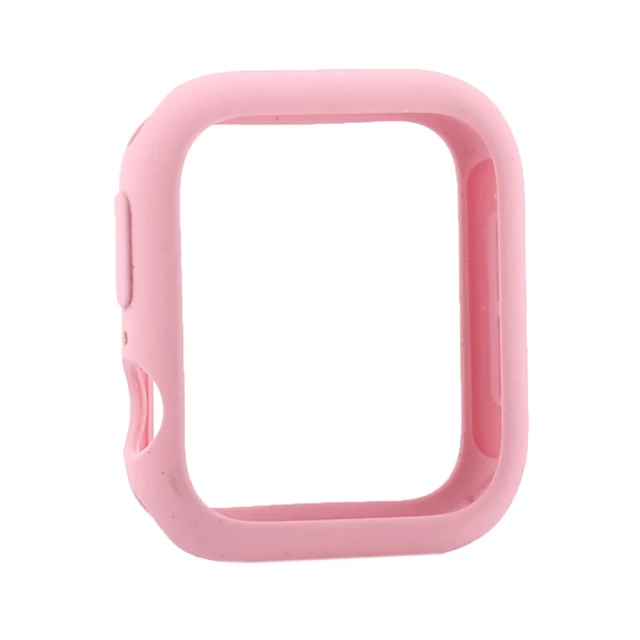 Силіконовий чохол Coteetci Liquid Silicone для Apple Watch 40 mm Pink (CS7067-LP)