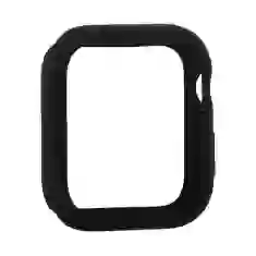 Силіконовий чохол Coteetci Liquid Silicone для Apple Watch 44 mm Black (CS7068-BK)