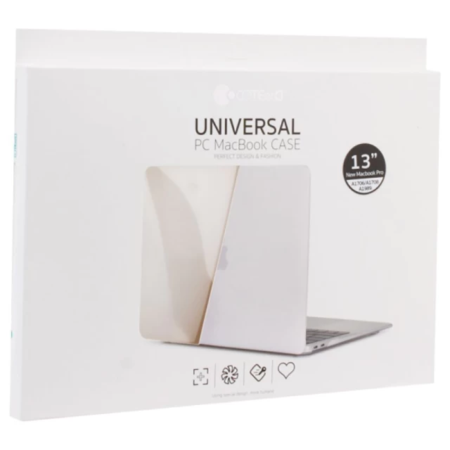 Чохол COTEetCI Universal PC для MacBook Pro 13 (2016-2019) Transparent (MB1002-TT)