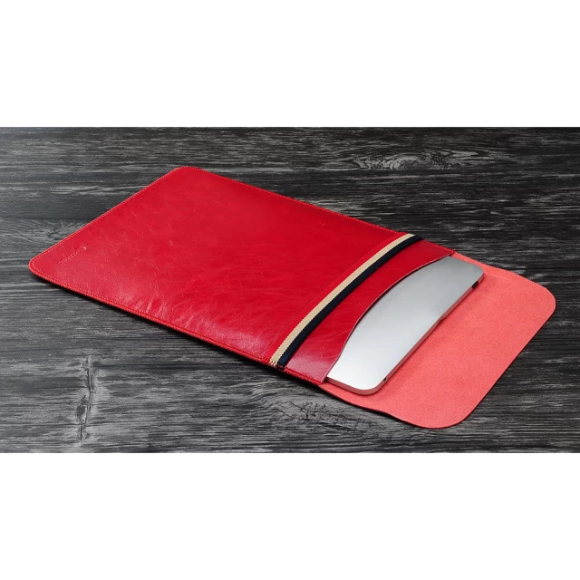 Чохол-конверт COTEetCI Leather Sleeve для MacBook Air 11.6 (2010-2015) та Pad Pro 11 2020/2018 2nd/1st Gen Red (CS5127-RD)