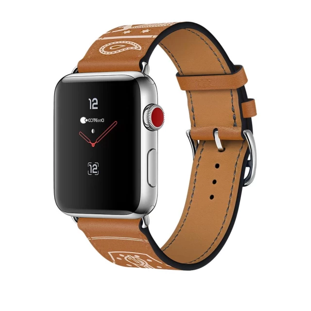 Ремешок COTEetCI Fashion W13 Leather для Apple Watch 41 | 40 | 38 mm Brown (WH5218-KR)