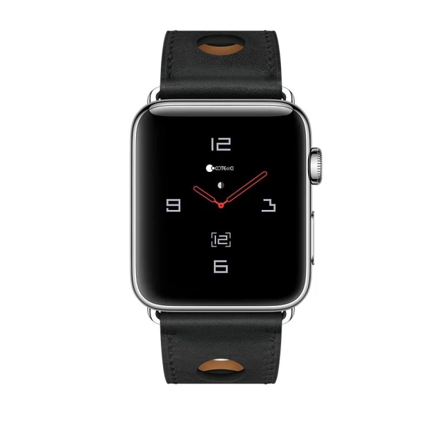 Ремінець COTEetCI Fashion W15 Leather для Apple Watch 41 | 40 | 38 mm Black (WH5220-BK)