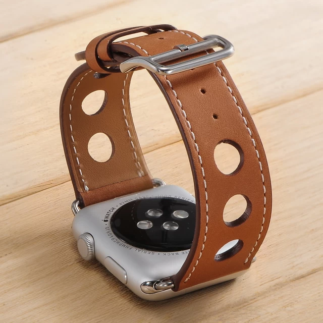 Ремінець COTEetCI Fashion W15 Leather для Apple Watch 49 | 45 | 44 | 42 mm Brown (WH5221-KR)
