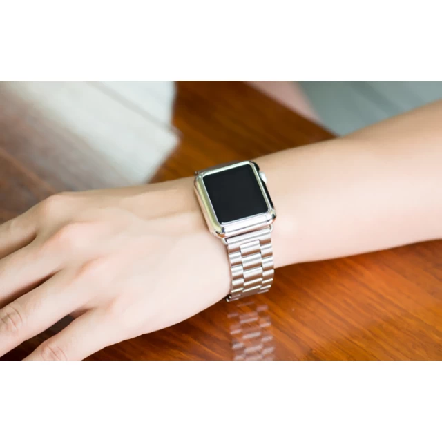 Пластиковий чохол COTEetCI PC для Apple Watch 38 mm Silver (CS7045-TS)