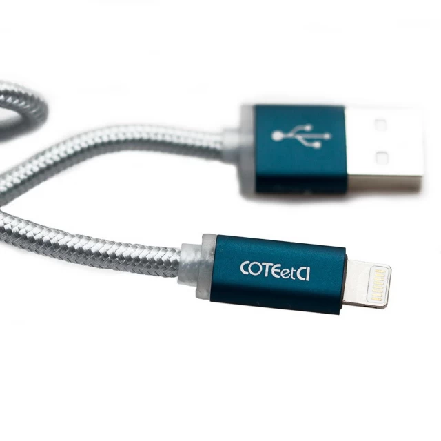 Кабель COTEetCI M30i USB-A - Lightning 1.2m Space Gray (CS2127-1.2M-GC)