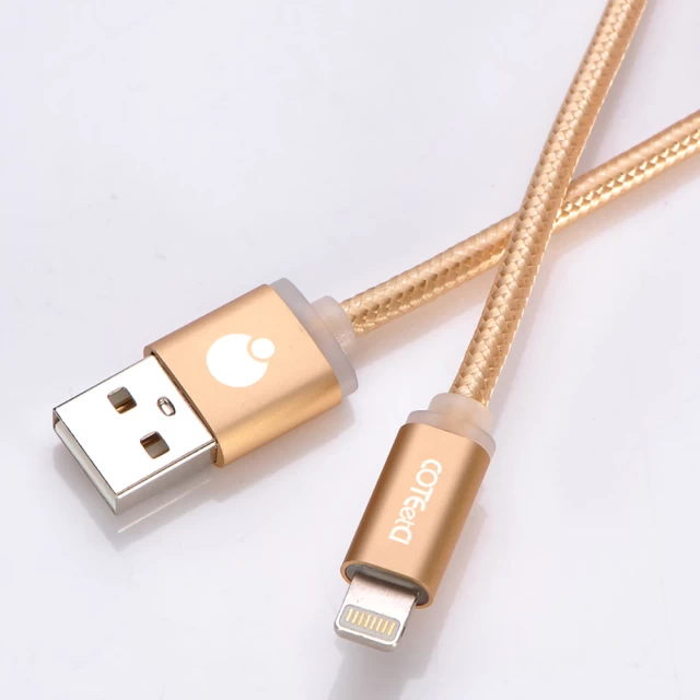 Кабель COTEetCI M30i USB-A - Lightning 2m Gold (CS2127-2M-GD)